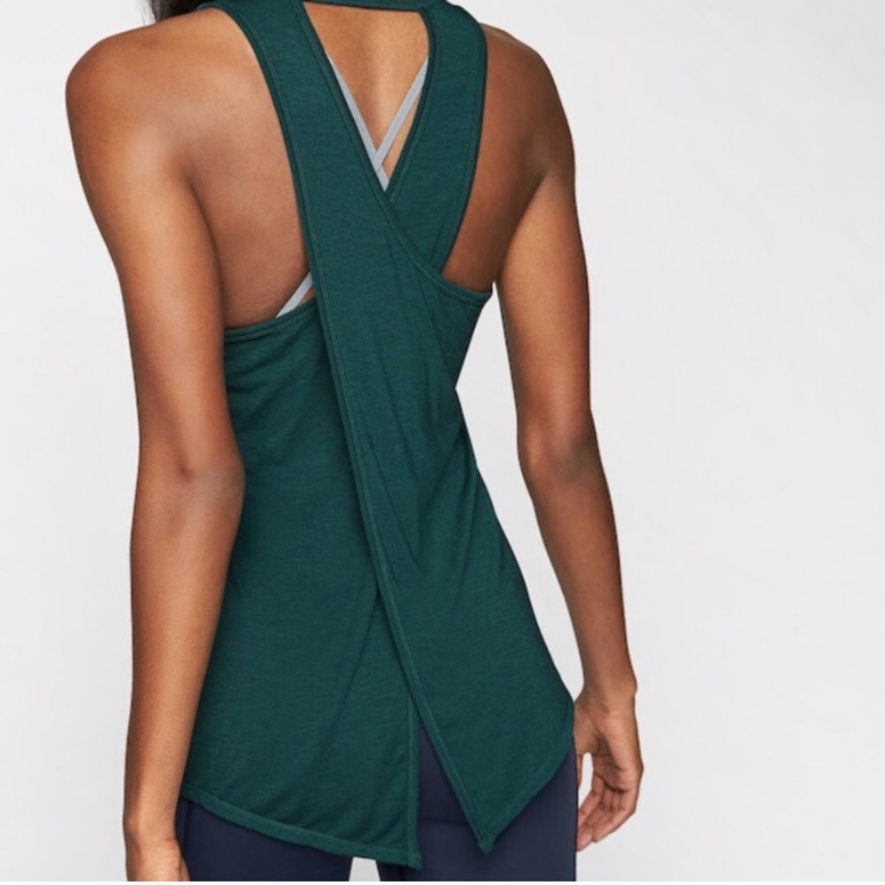 Athlete open back tank top